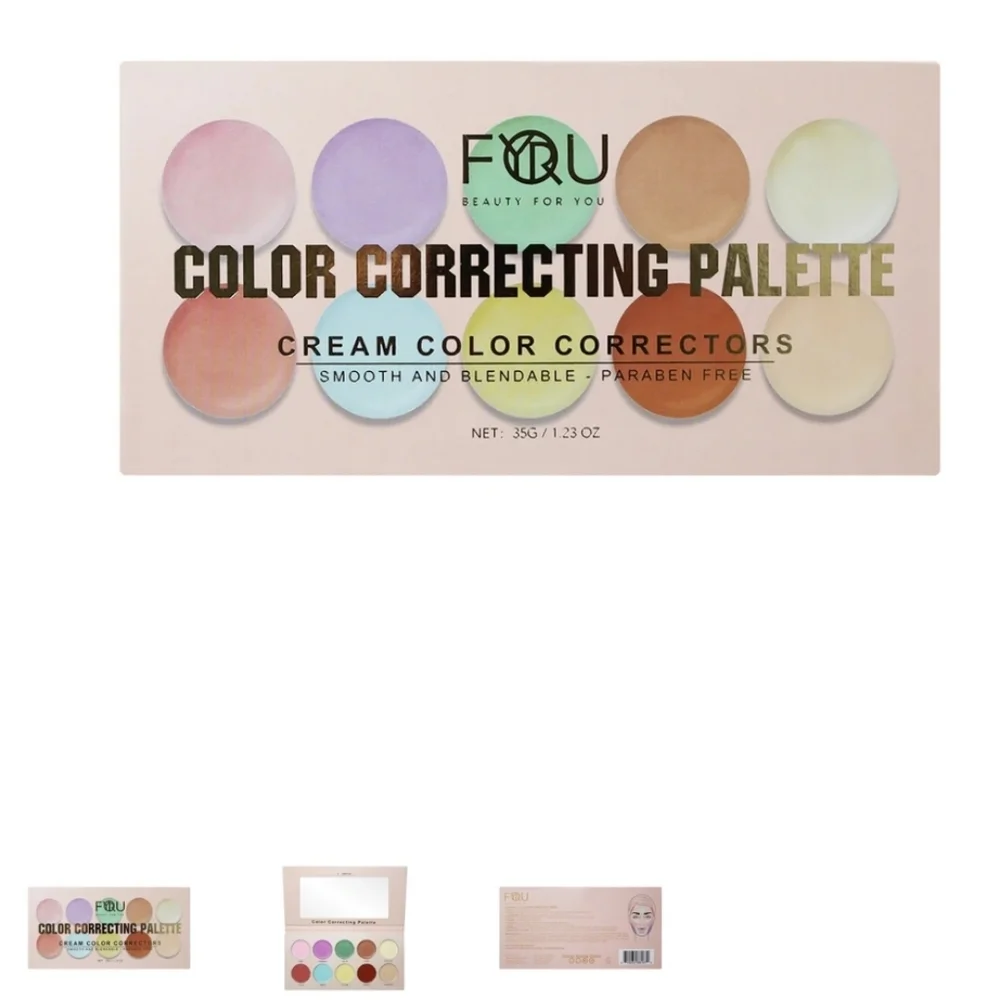 For You Color Correcting Makeup Palette New Minty Cosmetic